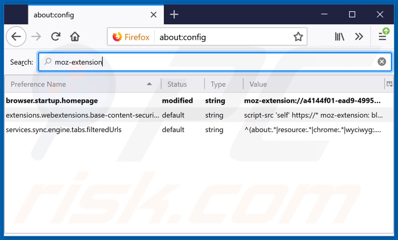 Removing search.directionsmapsfindertab.com from Mozilla Firefox default search engine