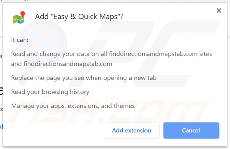 Easy & Quick Maps asking for permissions