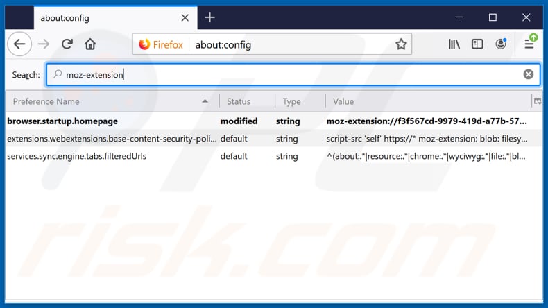 Removing hp.heasyclassifieds.co from Mozilla Firefox default search engine