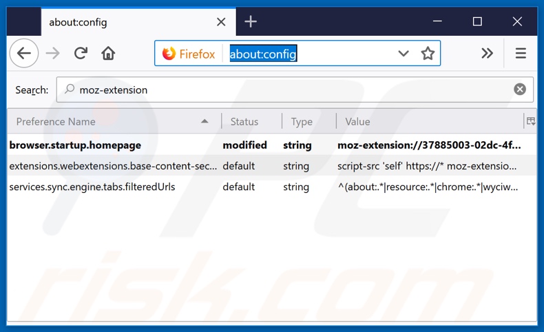 Removing search.fileconverternowtab.com from Mozilla Firefox default search engine