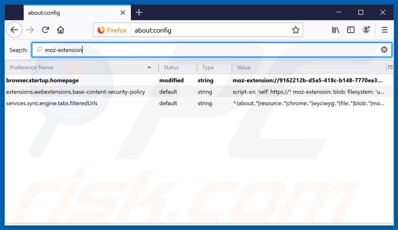 Removing search.hfindmydirections.net from Mozilla Firefox default search engine