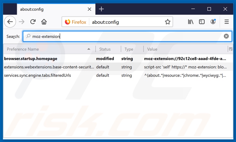 Removing hp.myway.com from Mozilla Firefox default search engine