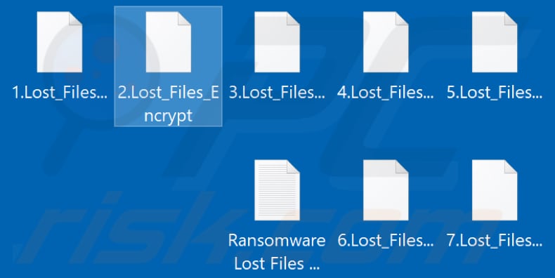 Files encrypted by Lost_Files