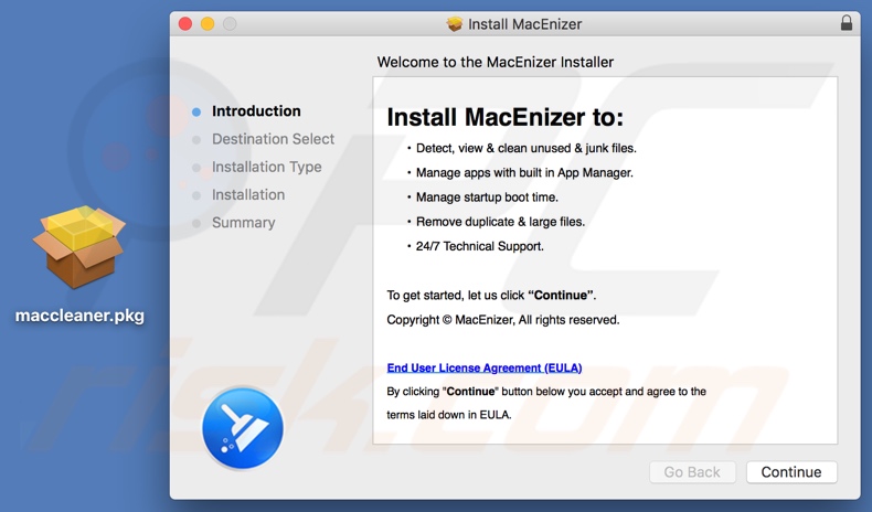 MacEnizer installer