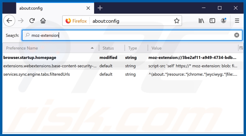 Removing hp.myway.com from Mozilla Firefox default search engine