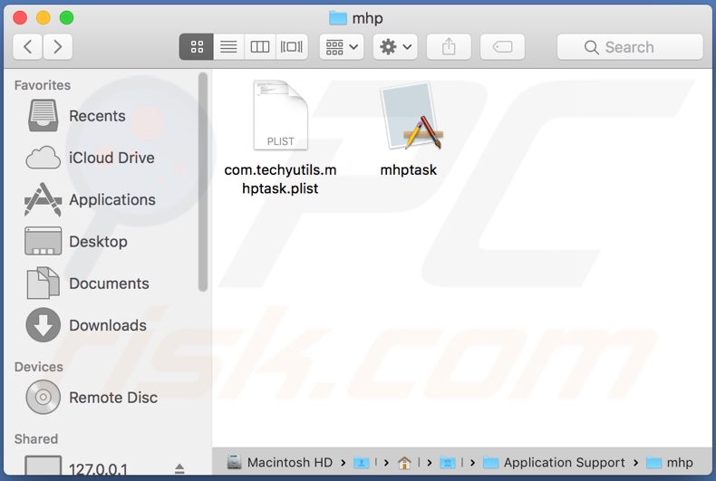 Mhptask folder