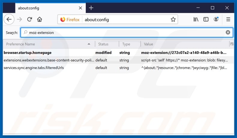 Removing hp.myway.com from Mozilla Firefox default search engine