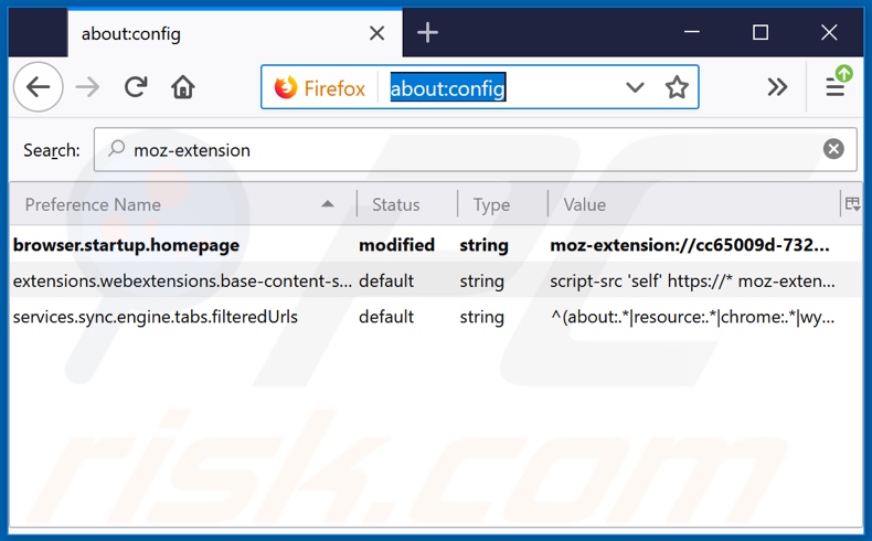 Removing search.searchobituariestab.com from Mozilla Firefox default search engine