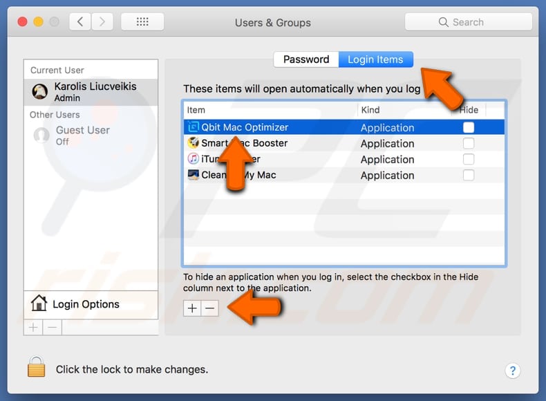 Qbit Mac Optimizer PUA system preferences