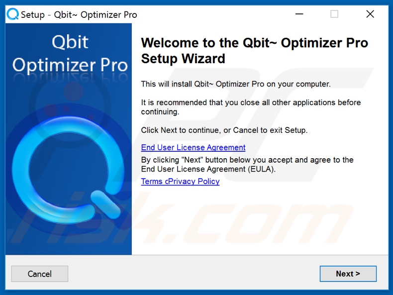 Qbit Optimizer Pro installation setup