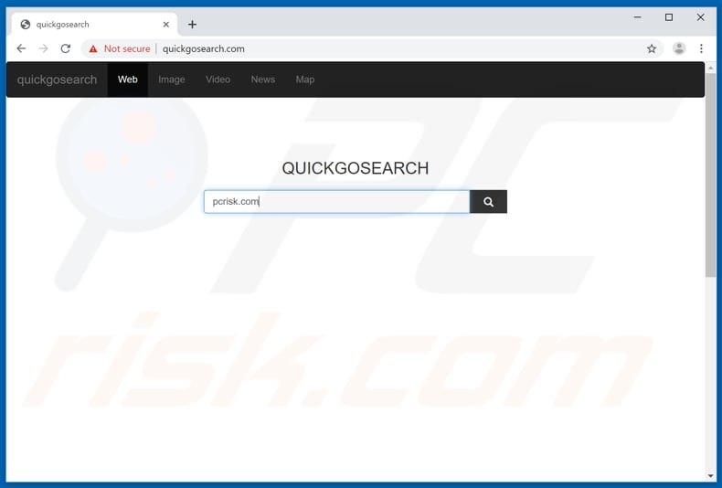 quickgosearch.com browser hijacker
