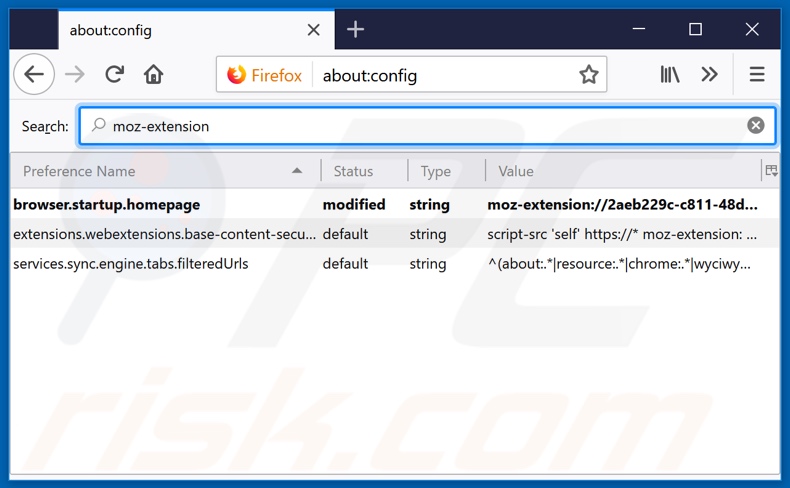 Removing hp.myway.com from Mozilla Firefox default search engine