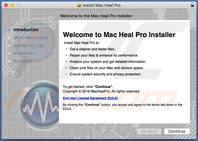 Mac Heal Pro app installer