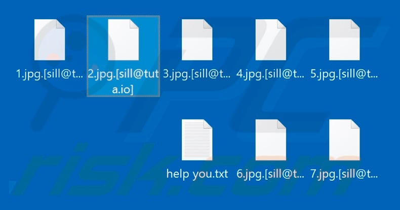 Files encrypted by Sill@tuta.io