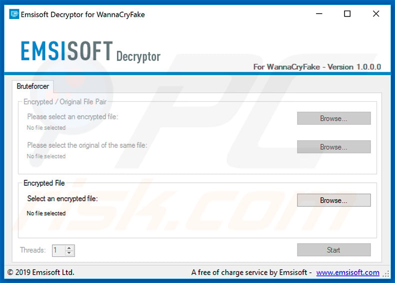 Emsisoft WannaCry decrypter