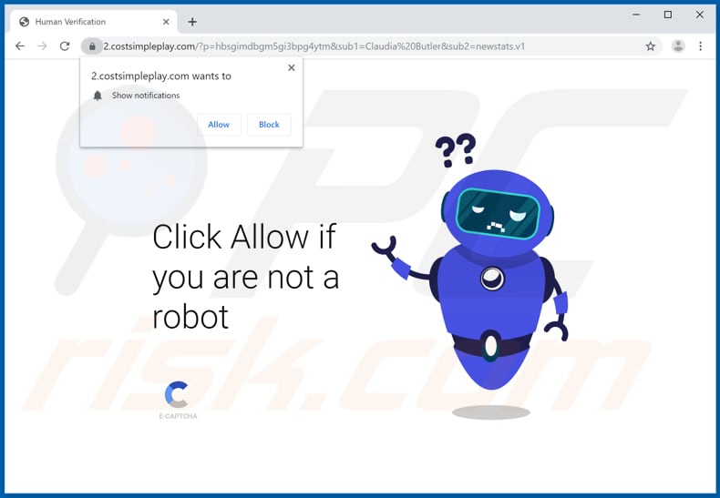 costsimpleplay[.]com pop-up redirects