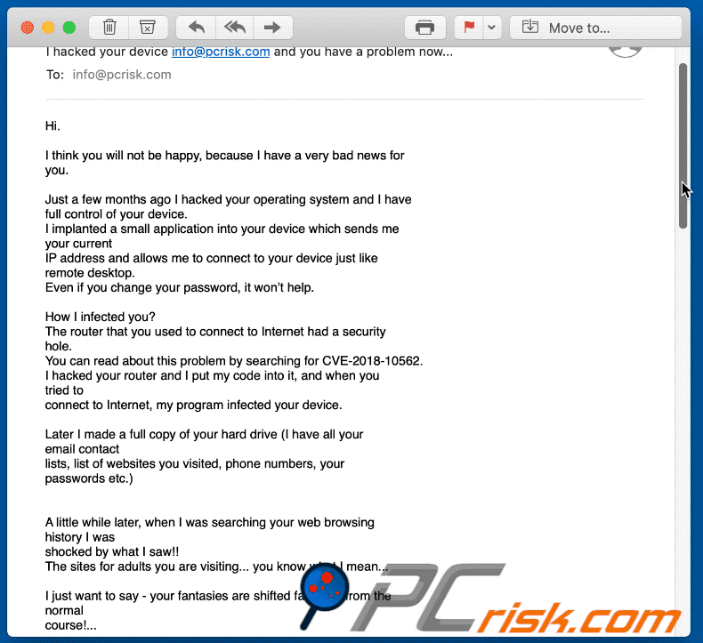 CVE-2018-10562 email scam appearance GIF