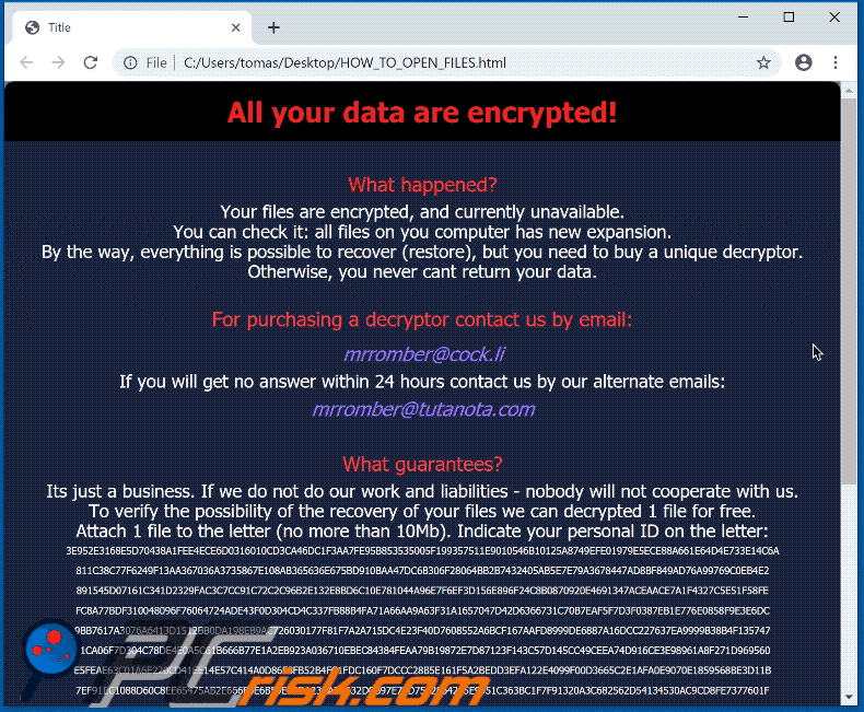 decrypme ransomware appearance in gif