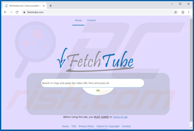fetchtube[.]com pop-up redirects