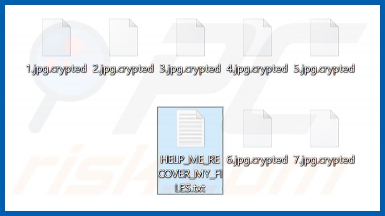 Files encrypted by Hakbit