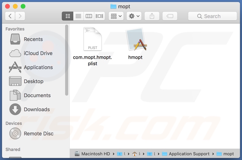 Hmopt folder