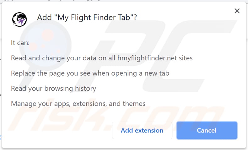 My Flight Finder wantst to read various data