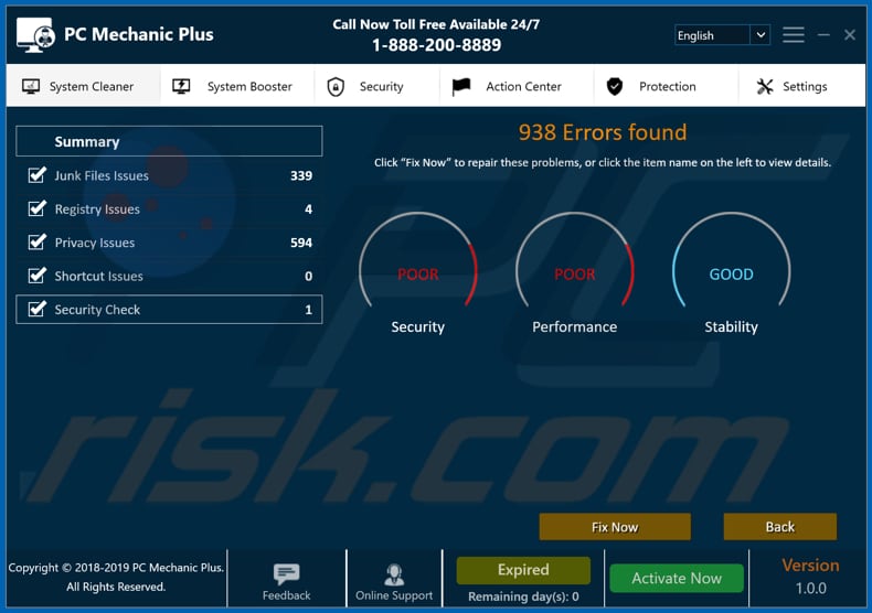 PC Mechanic Plus unwanted application