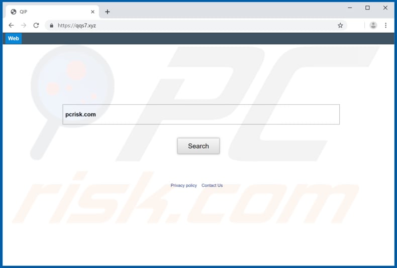 qqs7.xyz browser hijacker