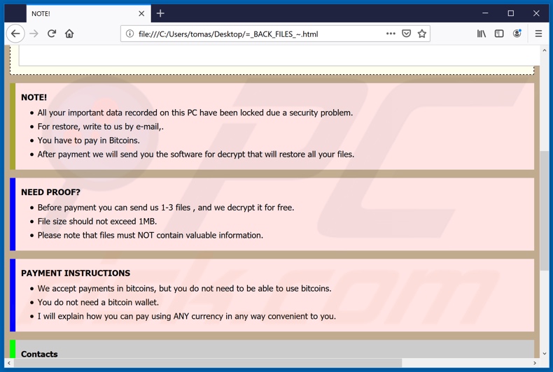 Safe decrypt instructions