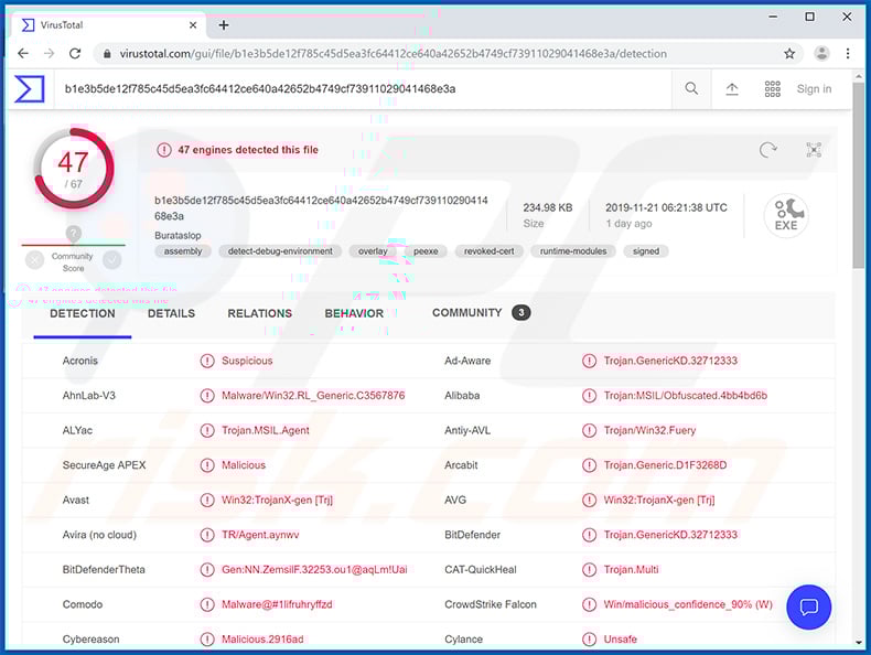 contagio: Apr 18 Malware Links Win32.Mepaow - RAT (Apocalypse RAT?)