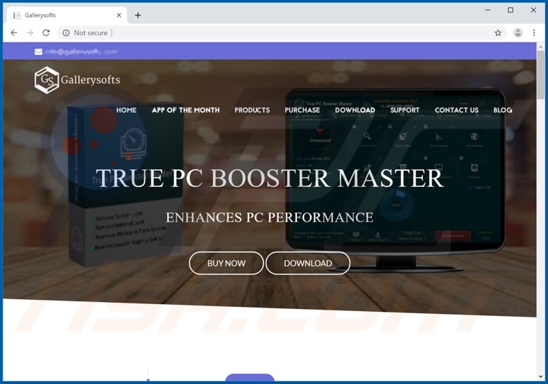 True PC Booster Master application