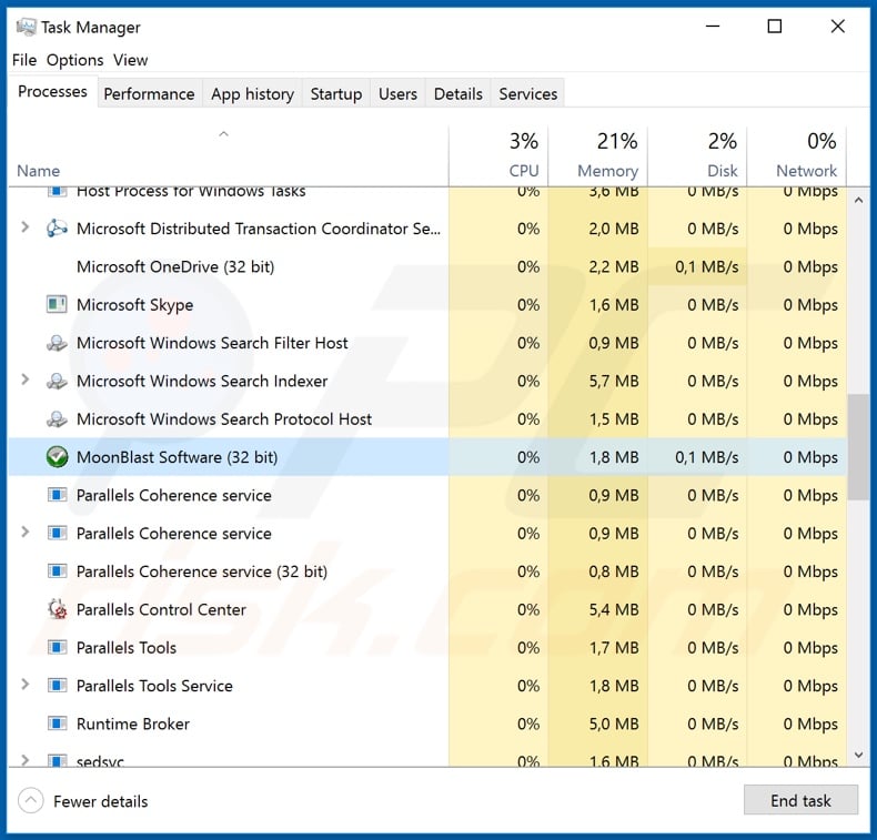 Buer Loader process on Task Manager