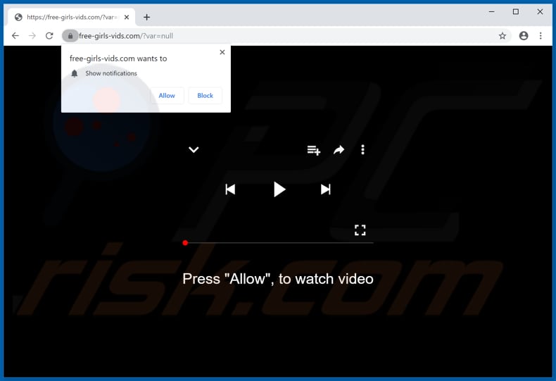 free-girls-vids[.]com pop-up redirects