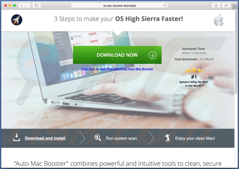 How To Get Rid Of Mac Booster Download Pop Up Scam Mac Virus