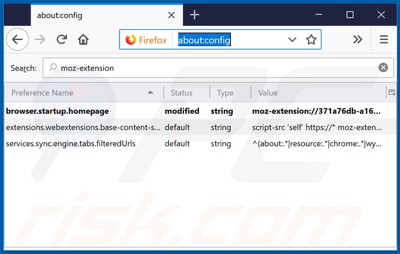 Removing hp.myway.com from Mozilla Firefox default search engine