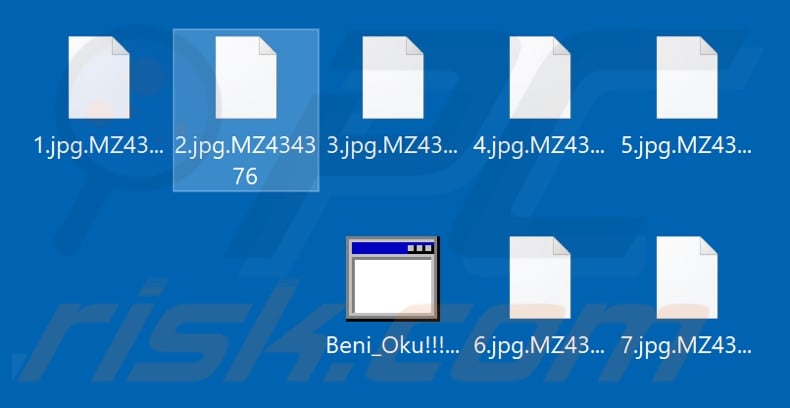 Files encrypted by MZ434376 ransomware (.MZ434376 extension)