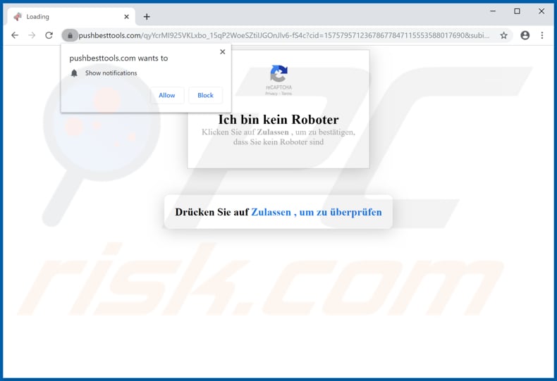pushbesttools[.]com pop-up redirects