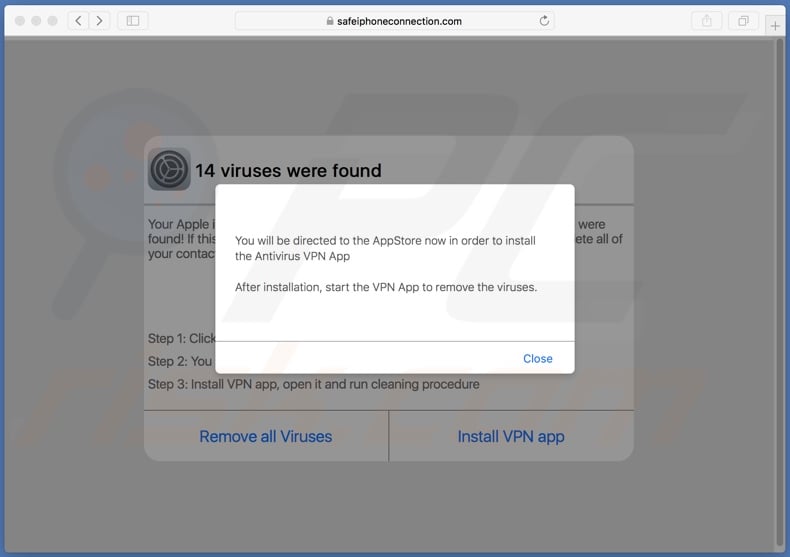 safeiphoneconnection[.]com page 3