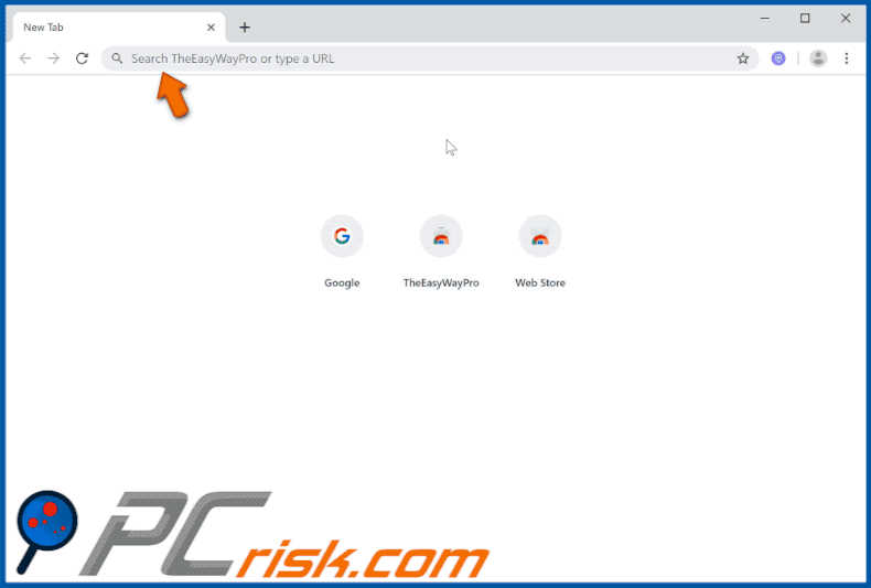 srchbar.com browser hijacker (GIF)