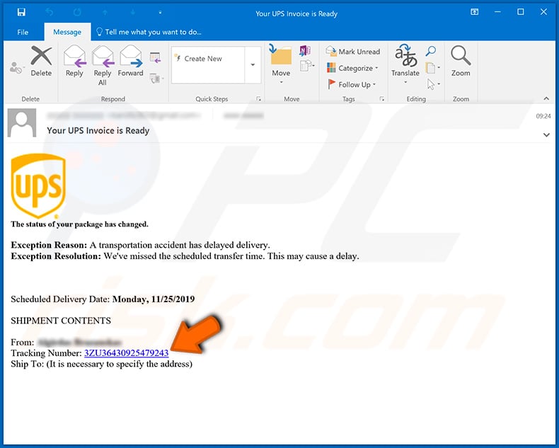UPS Email Virus Removal and recovery steps (updated)