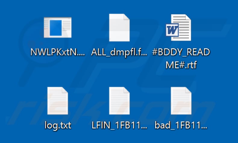 BBDY drops random files on the desktop