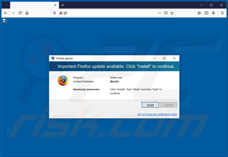 CERX browser hijacker promoted though a deceptive website