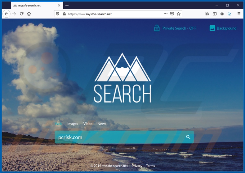 mysafe-search.net browser hijacker