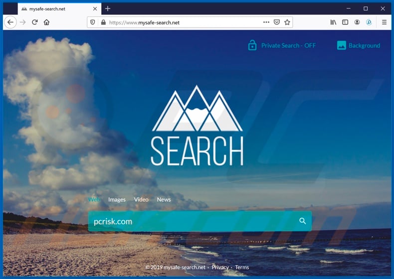 mysafe-search.net browser hijacker