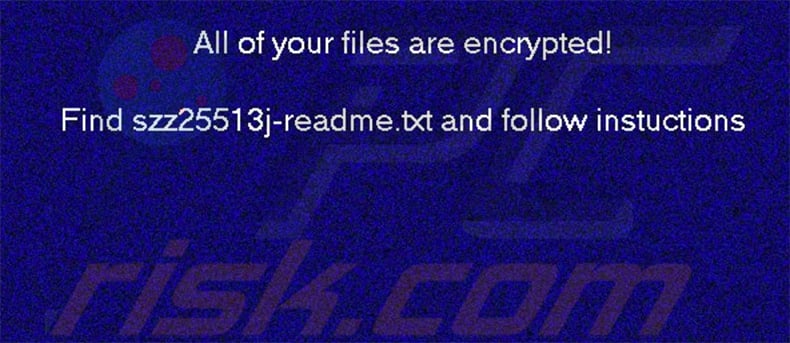 Sodinokibi ransomware desktop wallpaper