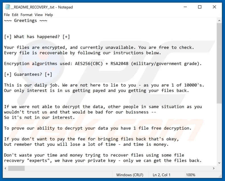 Afrodita decrypt instructions (__README_RECOVERY_.txt)