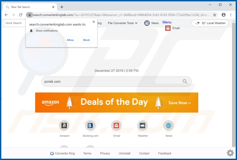 search.converterkingtab.com browser hijacker