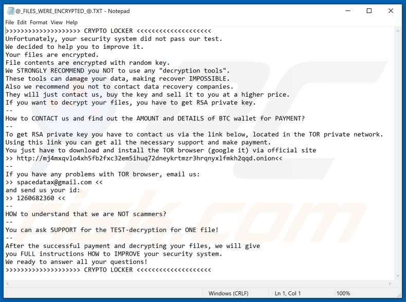 Crypton (Aurora) decrypt instructions (@_HOW_TO_PAY_THE_RANSOM_@.TXT, @_FILES_WERE_ENCRYPTED_@.TXT, @_HOW_TO_DECRYPT_FILES_@.TXT)