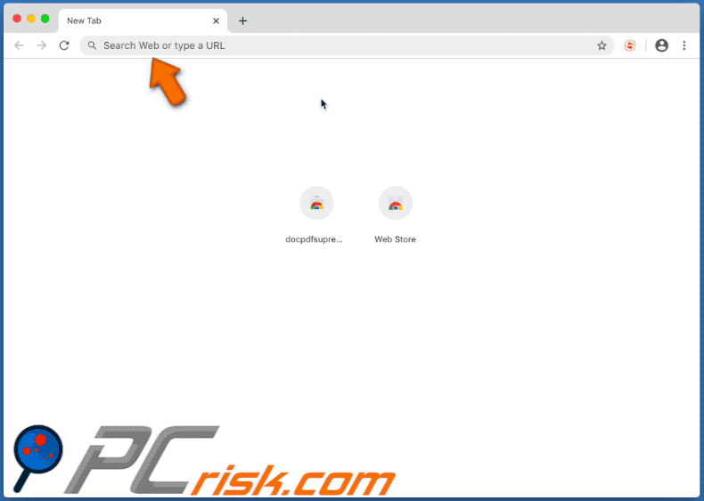 doctopdfsupreme.com  browser hijacker on a Mac computer