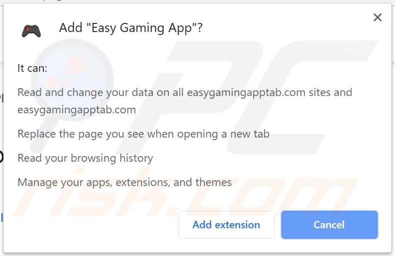 easy gaming app wants to access data